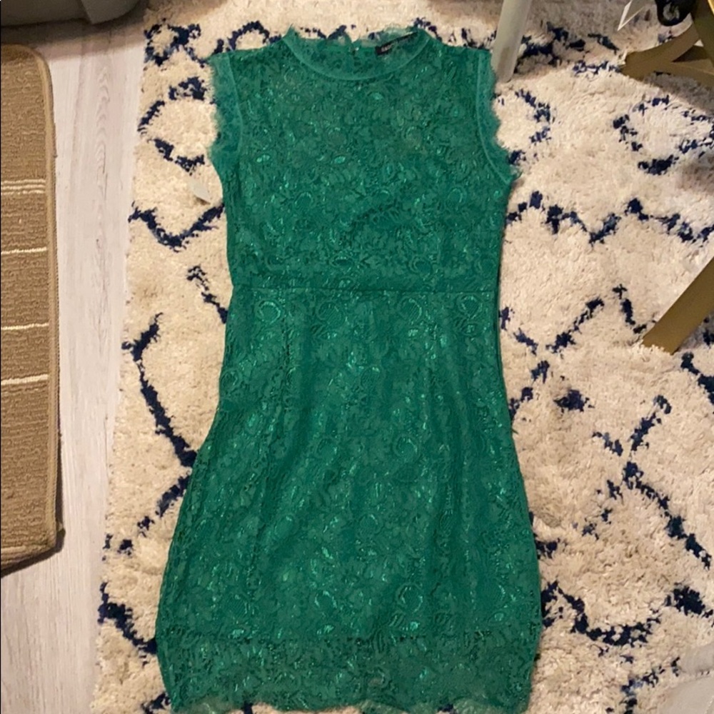 Green lace Oceane dress